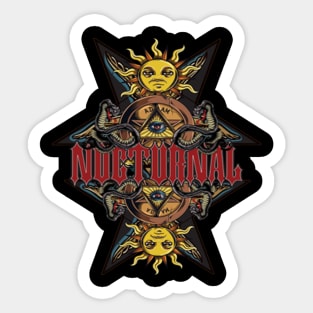 Nocturnal T-shirt Sticker